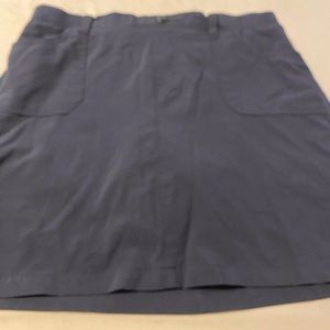 Rider cotton skirt with front and back pockets